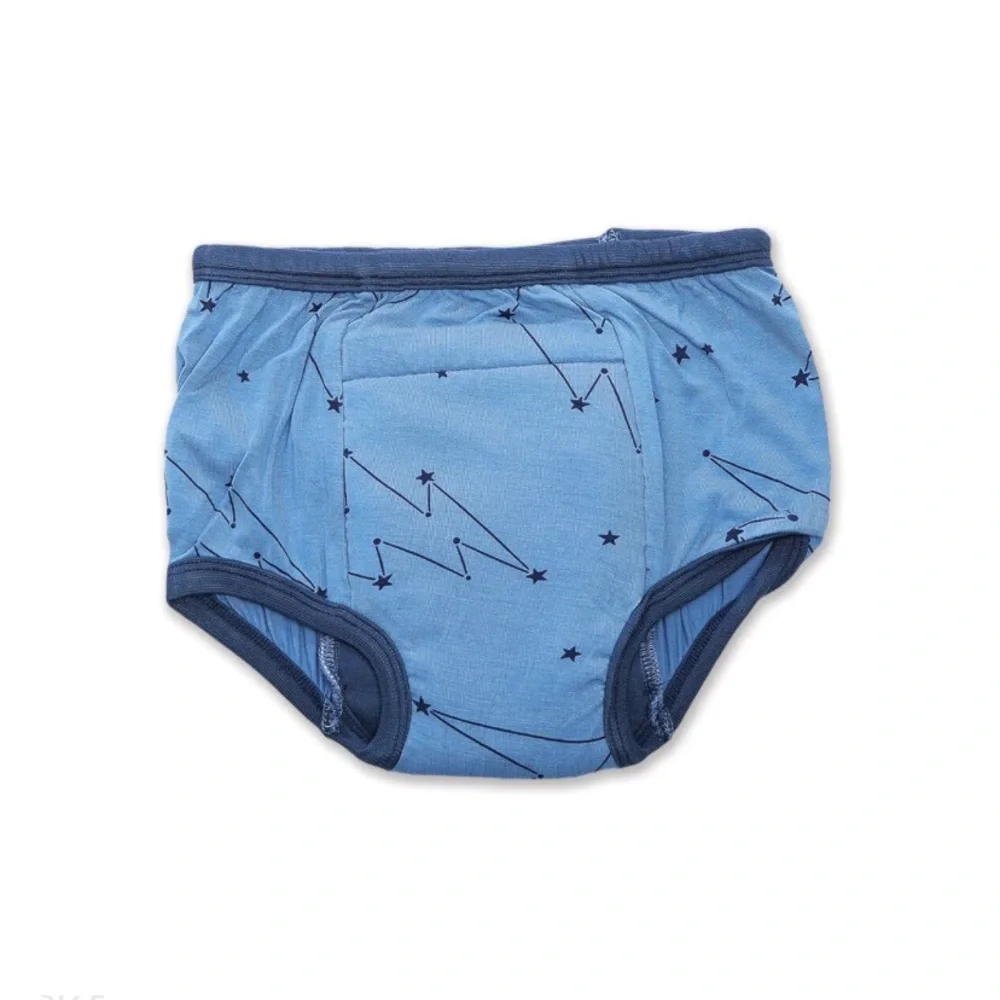 Silkberry Baby Bamboo Training Pants | Light Up the Sky Print